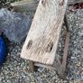 Old Rustic Elm Bench Image 3