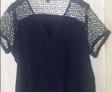 Navy top Esmara size UK12/14 EUR40/12 Postage included