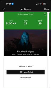 phoebe bridgers tickets