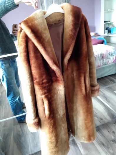 vintage beaver lamb ladies coat