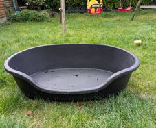 Plastic dog bed