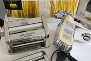 Marcato Atlas Motor Wellness Pasta Machine and Ravioli Attachment. Complete Set