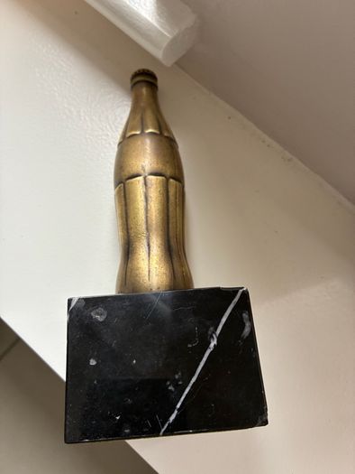 Rare Coca Cola Brass Bottle