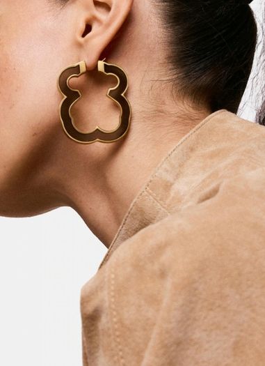 Bear silhouette earrings
