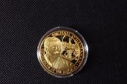 The Fight For Irish Independence  "Michael O'Hanrahan " Commemorative Coin : 24ct Gold Layered