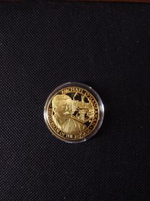 The Fight For Irish Independence  "Michael O'Hanrahan " Commemorative Coin : 24ct Gold Layered