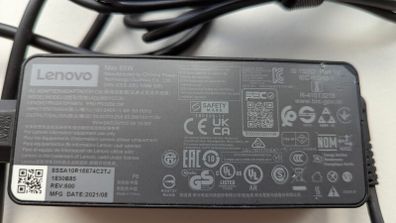 Lenovo 65W Laptop charger type C port uk Ireland plug - mint condition
