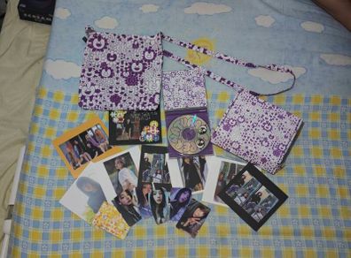 purple NewJeans 'Supernatural' Album (Minji Cross Bag ver.)