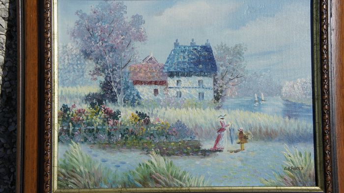 Oil Painting by L.Ashley.