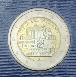 Vatican 2 Euro Brilliant Uncirculated Coin 2014 - Berlin Wall