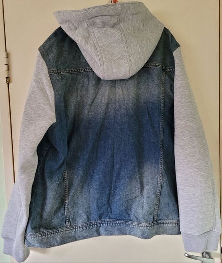 Brand New River Island Mens Hooded Denim Jacket - Size XXL