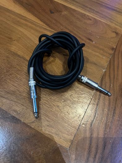 Instrument cable Jack to Jack 3 metre for Guitar, Bass, Amplifier, Mixer, Keyboard, Microphone monitor electric guitar parts accessories