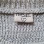 Diesel cable knit sparkle jumper Size large ptp 22" grey In excellent condition Image 10