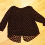 Laura Ashley  Elegant and Sophisticated Top, with a Spotted Pattern/Colour: Black  .. Size: 12 UK  40 EU/Price Drop Image 4