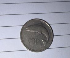 1997 Irish 10p Coin