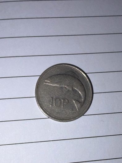 1997 Irish 10p Coin