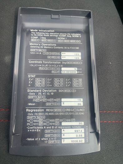 Casio Scientific Calculator