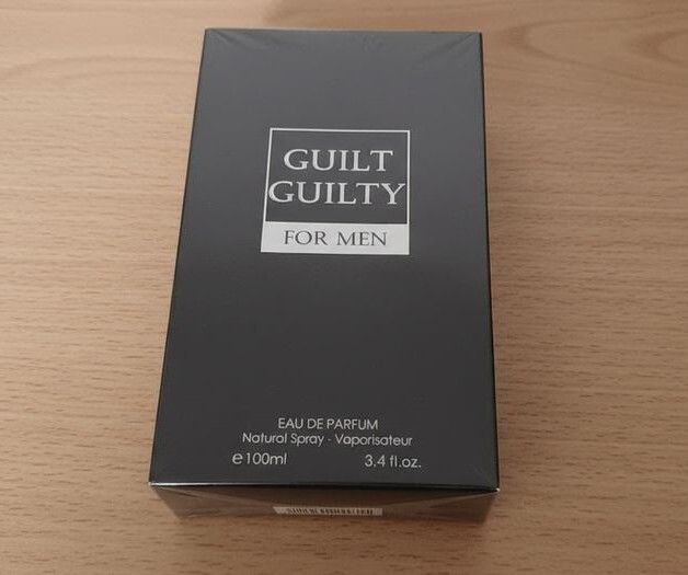 Guilt Guilty Mens Fragrance 100ml, Sealed & Unused.