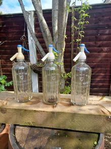 Antique Glass Bottle Soda Syphon