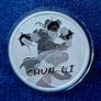 1 Oz Silver 2022 Tuvalu  1 Dollar - Elizabeth II Chun-Li coin Image 2