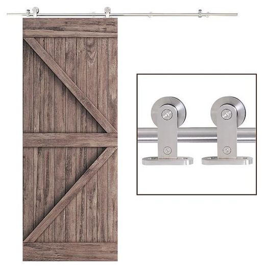 Sliding Wooden Door Track Kit
