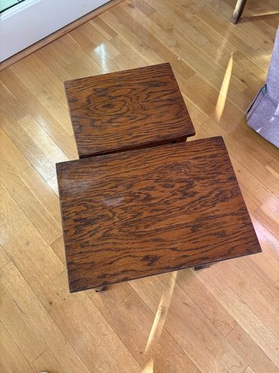 Pair Vintage Nesting Side tables