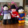 Vintage knitted dolls Image 2