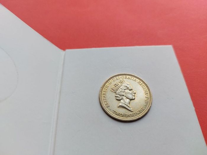 1989 Bill of Rights unc Two Pound Coin