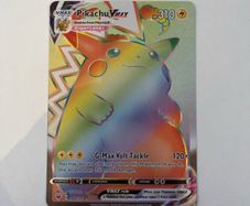 Pokemon Pikachu VMax card