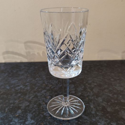 Set Of 4 Crystal Goblets 4 Glasses Wine Port Vintage