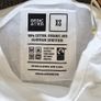 White Organic Cotton Graphic T-Shirt Dedicated (Size XS) Image 3