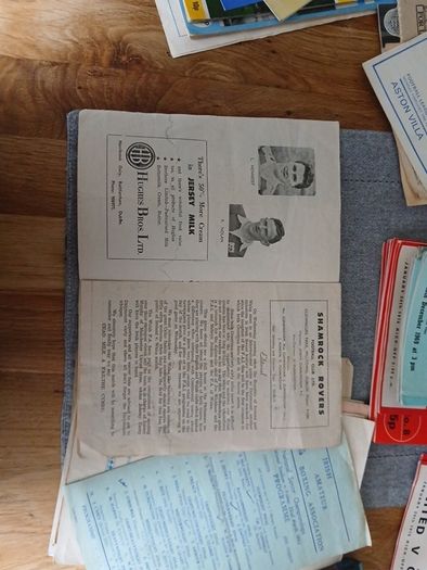 Shamrick Rovers v Cork Celtic  1960 football programme