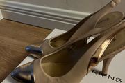 Nude &amp; Gold Heels