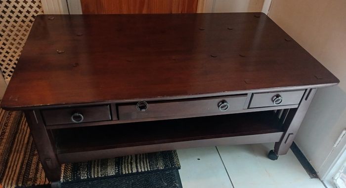 Solid mahogany table