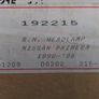 Nissan Primera R/ H Headlamp Image 2