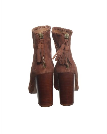 River Island Suede Heeled Boots