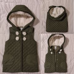 Max Studio Quilted Hooded Gilet Jacket