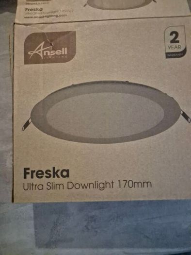 2 Ansell Freska 12W Dimmable IP44 LED Downlight Brand New
