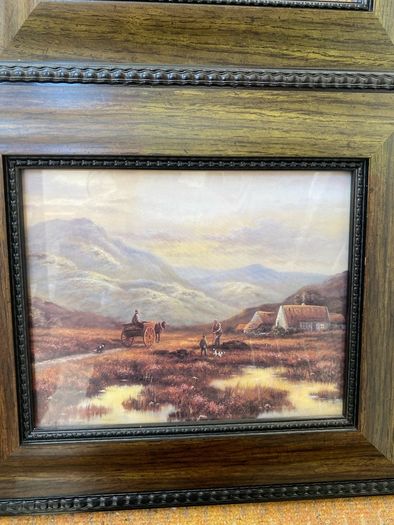 Two framed pictures