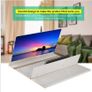 White 12" Mobile Phone Magnifier,Foldable Smartphone Enlarger Screen Amplifier with Phone Bracket Foldable-Stand Image 4