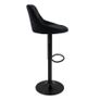 2 x  Bar Stool  velvet high quality  well-upholstered Image 4