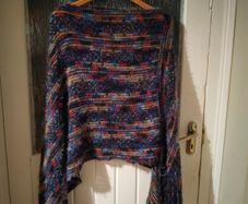 Shein knit,  fuzzy light weight  poncho.