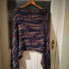 Shein knit,  fuzzy light weight  poncho.