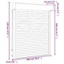 Roller Shutter Aluminium 100x120 cm Anthracite Image 7