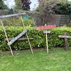 Halloween Garden Signs
