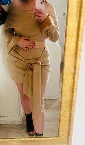 PLT faux suede Co ord outfit size 12 petite