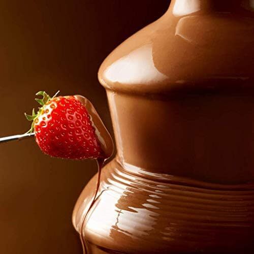 Chocolate Fountain Fondue Large Set | 500ml Capacity Electric 3-Tier Machine with Hot Melting Pot Base