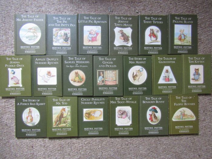 Beatrix Potter Books, 19 books