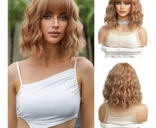 Strawberry blonde wig