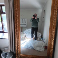 Extra Large ornate gold mirror
